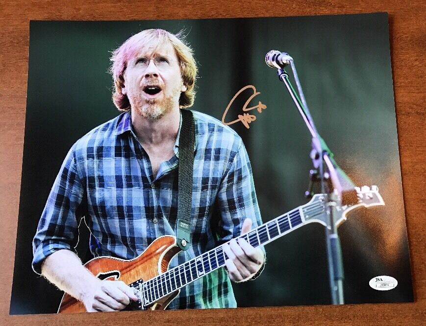 TREY ANASTASIO SIGNED 11X14 Photo Poster painting JSA COA PHISH ROCK ON! RARE