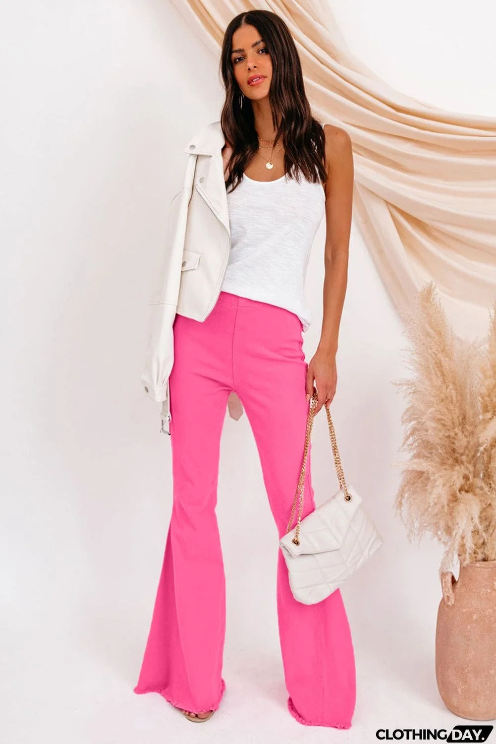 Bell Bottom Denim Pants