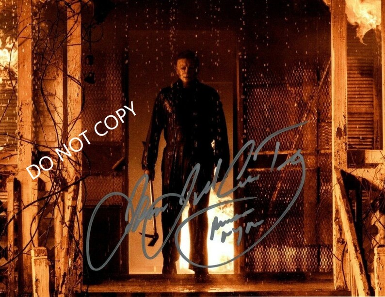 JAMES Jude COURTNEY HALLOWEEN Kills 8 x10 20x25 cm Autographed Hand Signed Photo Poster painting