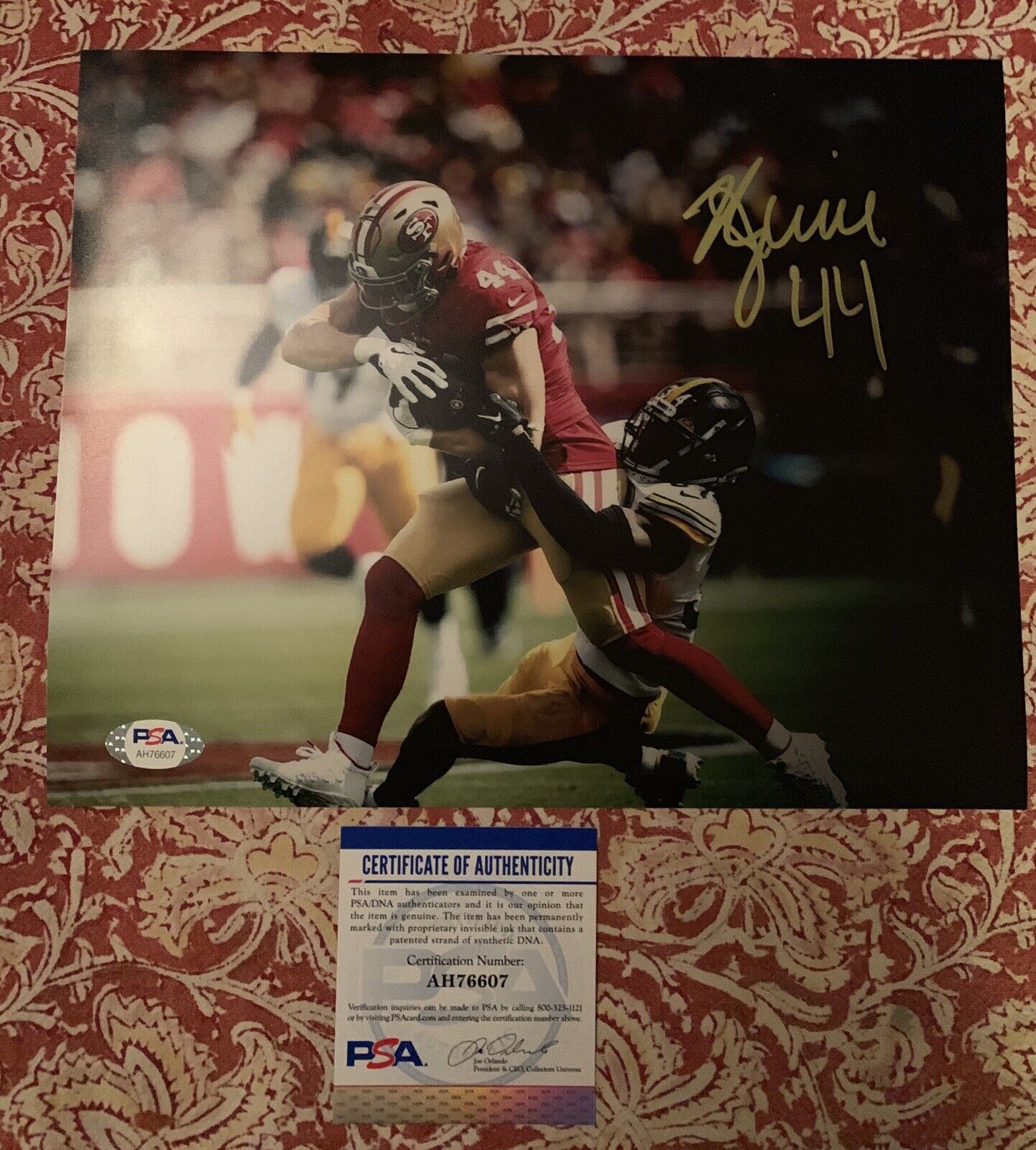kyle juszczyk Signed Autographed 8x10 Picture Photo Poster painting Niners 49ers