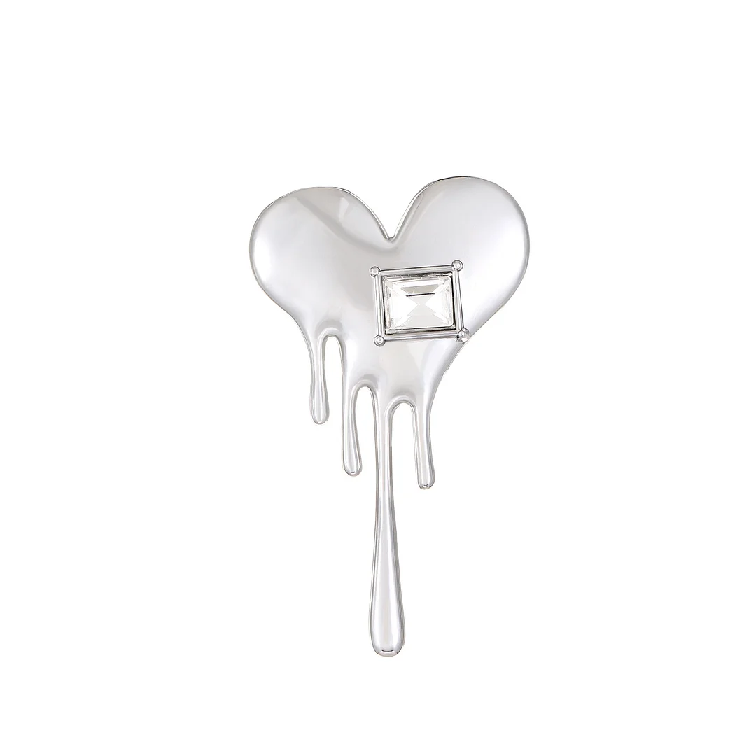 Water Drops Melting Brooch