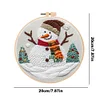 Christmas Snowman-Embroidery Kit