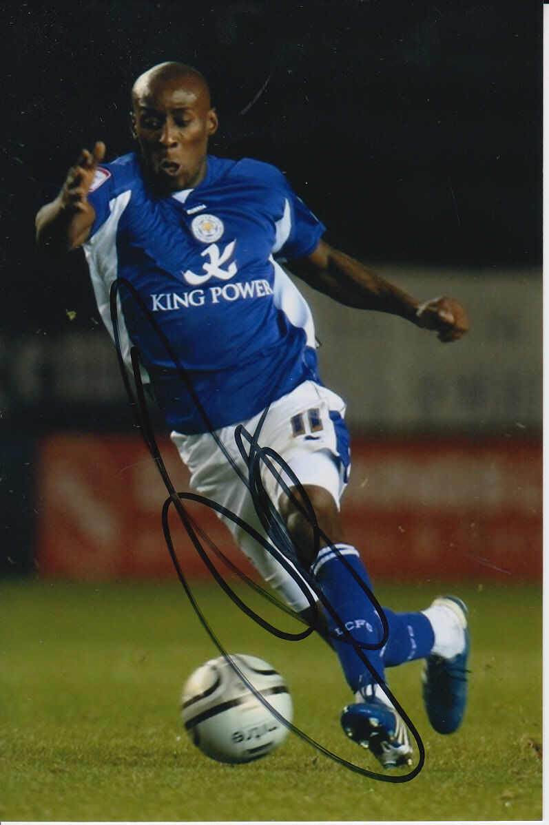 LEICESTER CITY HAND SIGNED LLOYD DYER 6X4 Photo Poster painting 1.