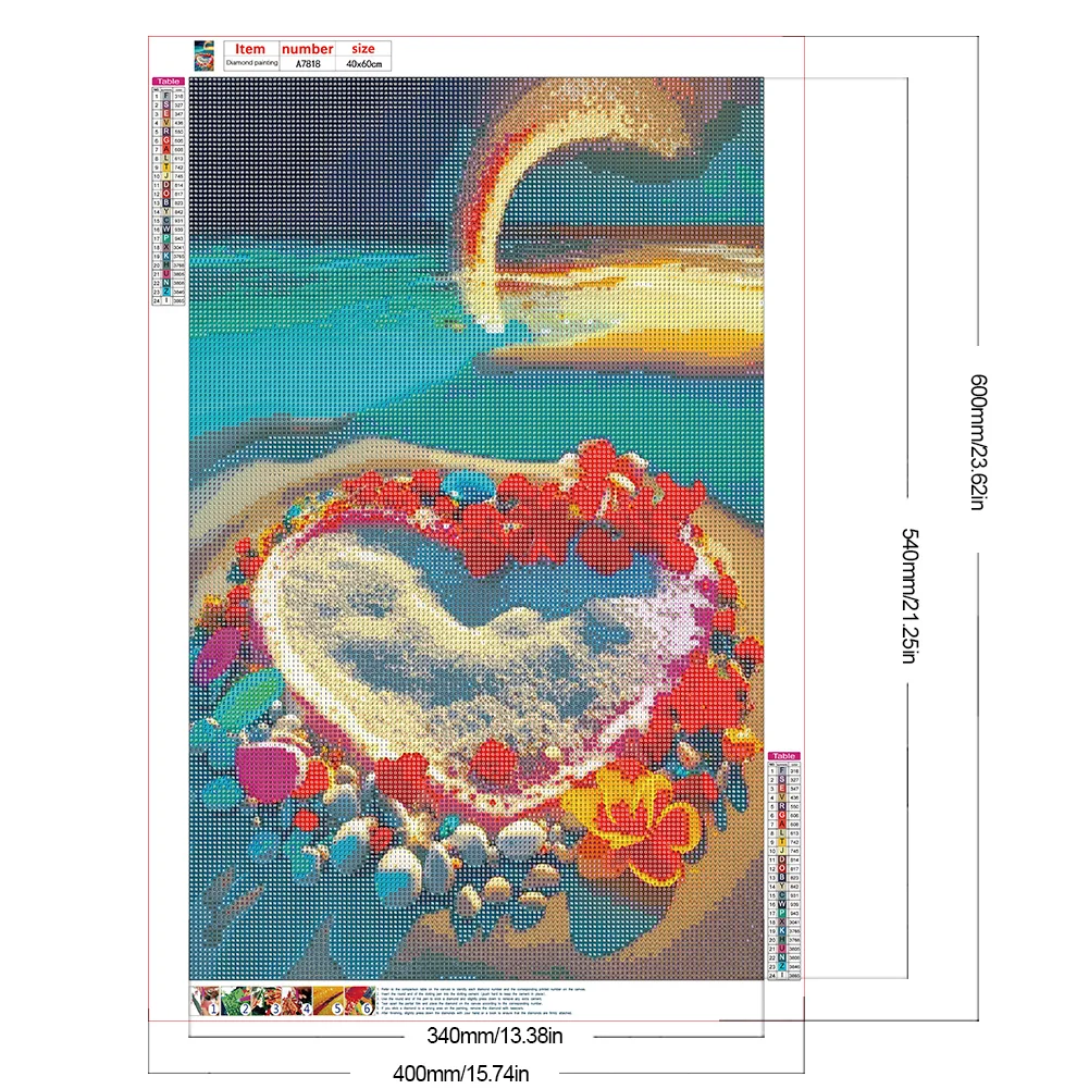 Diamond Painting - Full Round Drill - Romantic Seaside(Canvas|40*60cm)