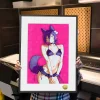 A3 & 4K Size Cat Girl Ver. Reze Decorative Painting - Chainsaw Man Decoration Painting - HuangGua Studio