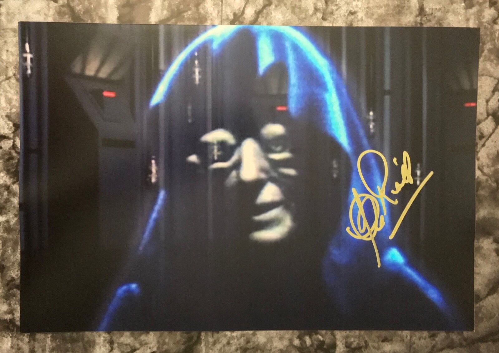 GFA Star Wars Emperor * CLIVE REVILL * Signed 10x15 Photo Poster painting Poster MH1 COA