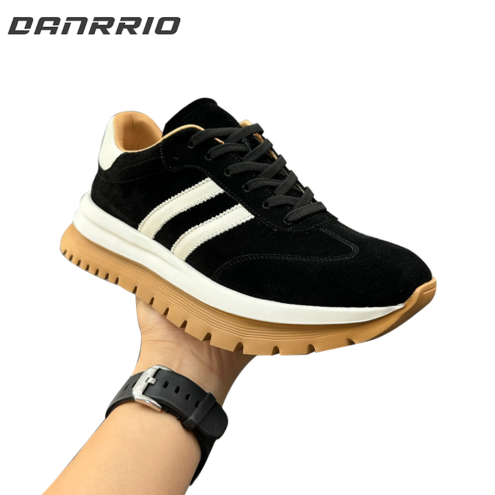 DANRRIO Handmade Retro Leather Breathable Low-top Fashion Casual Soft-soled Sneakers DANRRIO.COM DANRRIO
