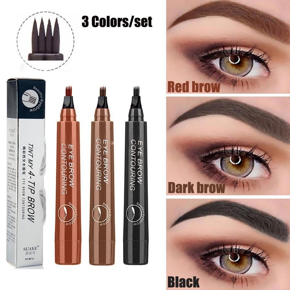2 Colors Waterproof Eyebrow Pencil - Buy 1 Free 1