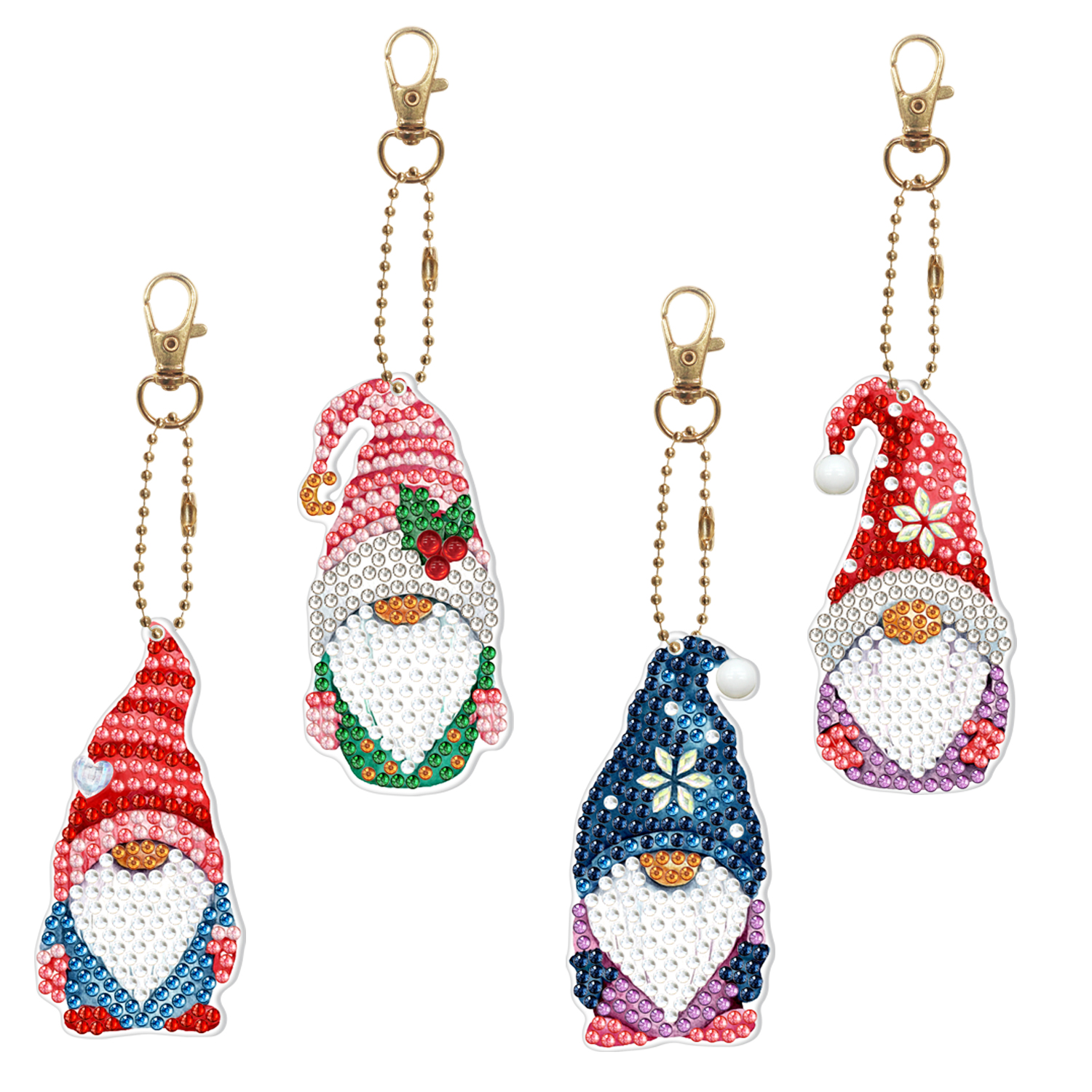 

5pcs Cartoon Mouse - 5D DIY Craft Keychain, 501 Original