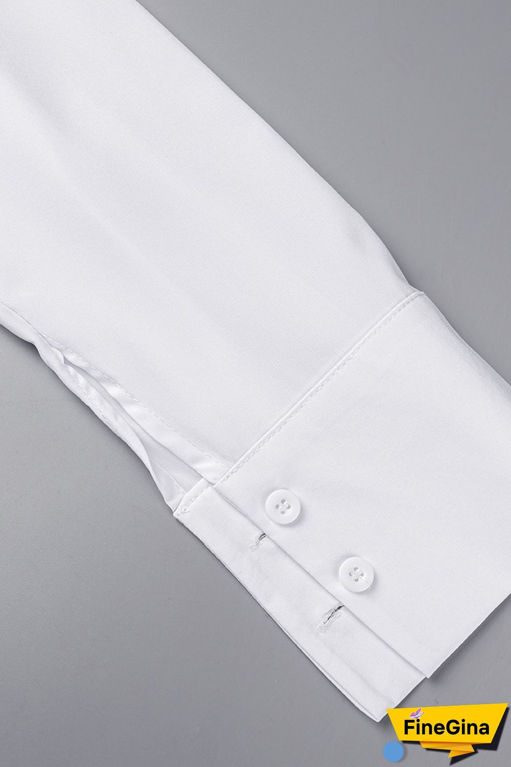 Sky Blue Casual Solid Frenulum Backless Asymmetrical Shirt Collar Tops