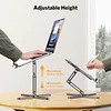 N86 Laptop Stand 360&deg; Rotating Foldable Ergonomic Stand Adjustable Height For Collaborative Work And Easy Storage Suitable For 16" Laptops