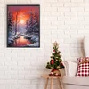 Diamond Painting-DIY Full Round Drill Snow Scenery