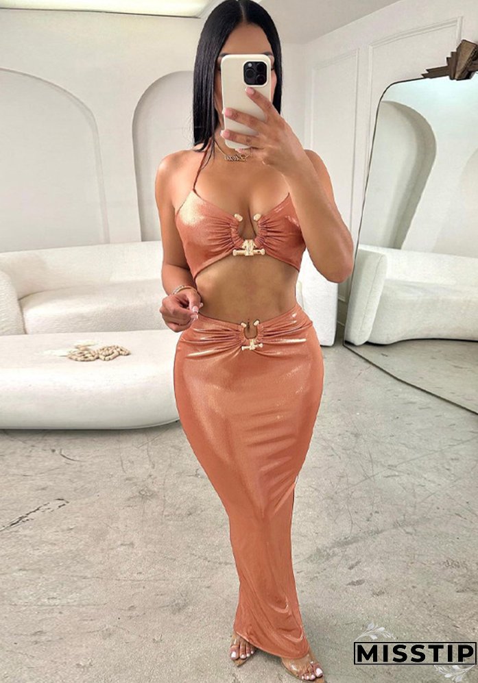 Women Summer Sexy Cutout Strap Dress