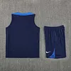 2025/2026 Psg Paris Pre-Match Training Dark Blue Vest+Shorts Football1:1 Thai Quality