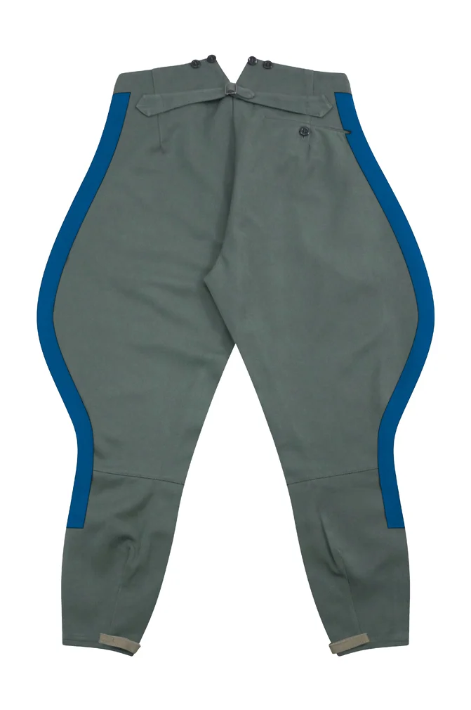   Kriegsmarine German Coastal General Field Grey Gabardine Breeches German-Uniform