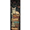 Cat On Pile Of Books-11CT Stamped Cross Stitch 30*90cm/11.81*35.43in(Big Size)