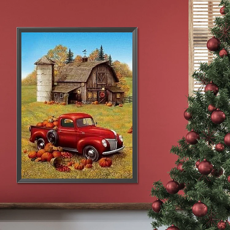 Classic Country Car - Full Square - Diamond Painting(30*40cm)