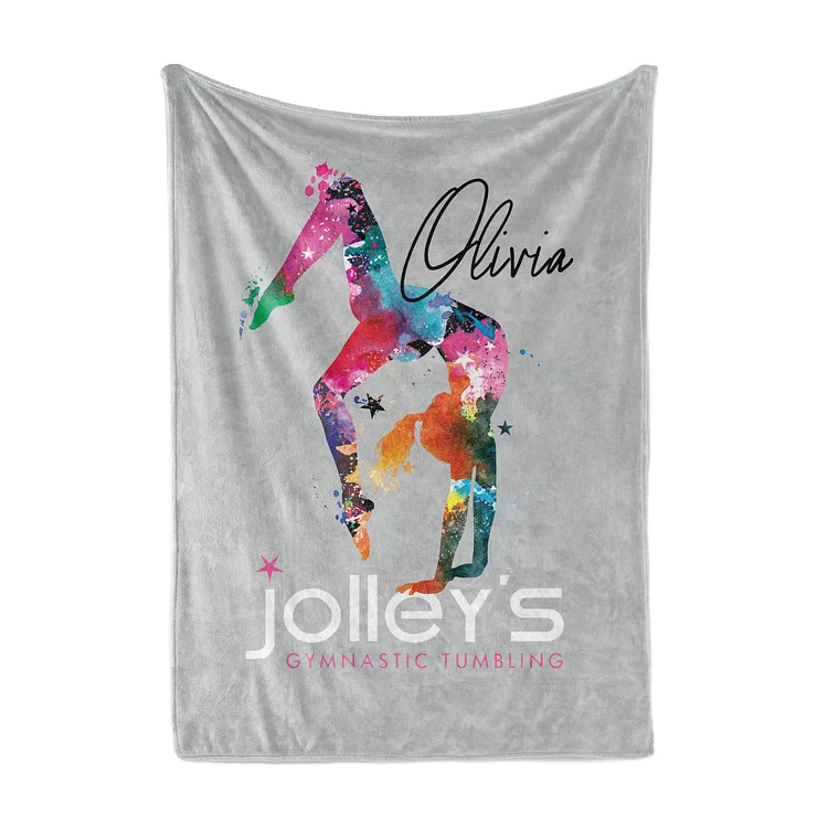 Personalized Lovely Dance Blanket for Comfort & Unique | BKKid28[personalized name blankets][custom name blankets]