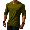 Slim Simple Casual Plain Men's T-Shirt by Inlyline
