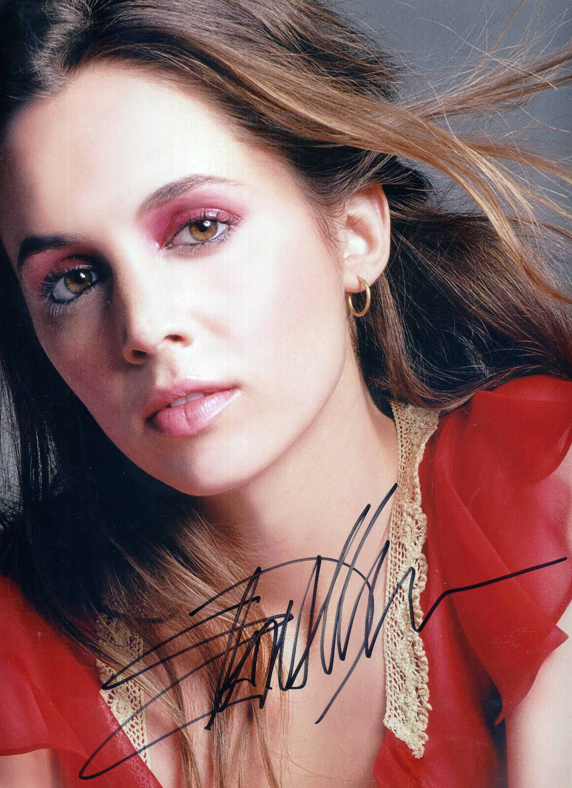 ELIZA DUSHKU Signed Sexy Photo Poster paintinggraph - Film & TV Actress / Model - preprint