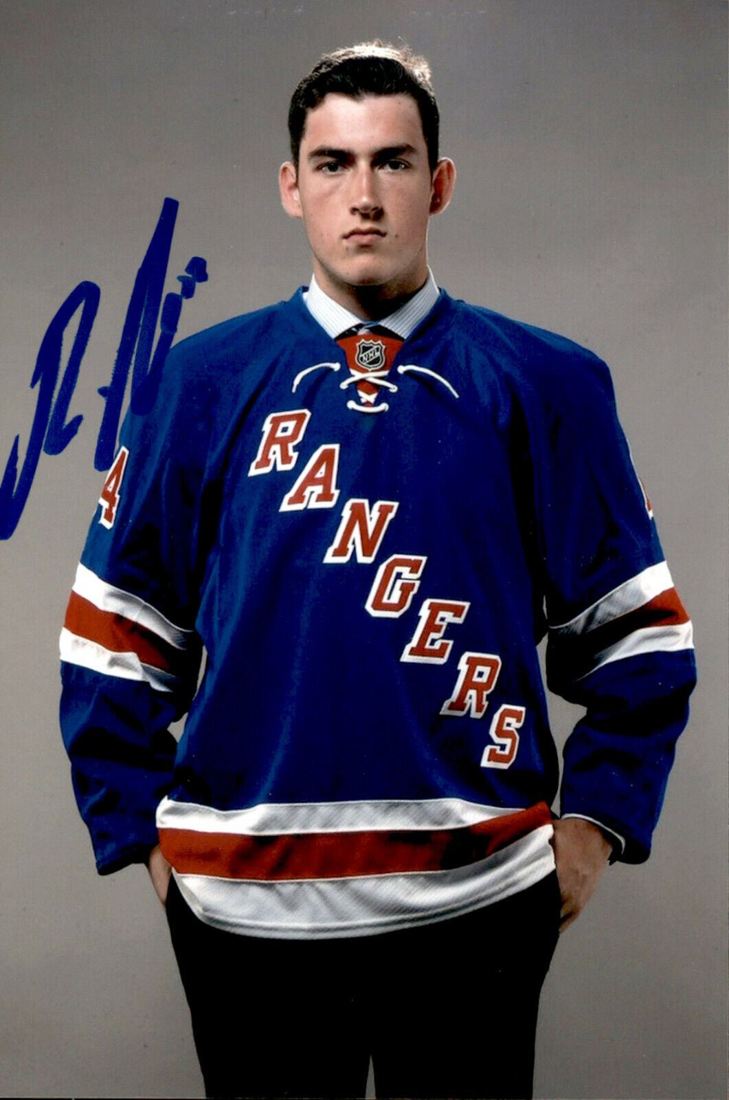 Ryan Mantha SIGNED autographed 4x6 Photo Poster painting NEW YORK RANGERS