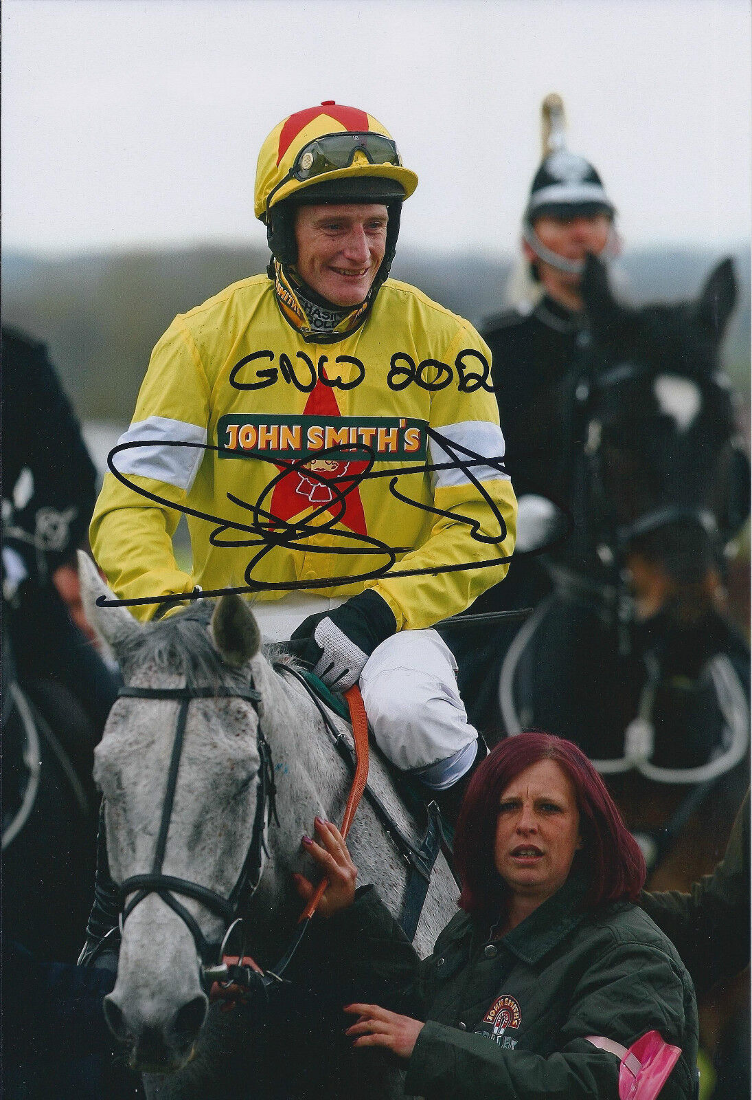 Daryl JACOB SIGNED Autograph Photo Poster painting AFTAL COA Jockey Grand National Winner