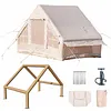 [US Local Warehouse] Inflatable Camping Tent with Pump Waterproof Oxford Blow Up Tent for Outdoors