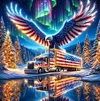 Luxury AB Velvet Diamond Painting Kit - flag eagle
