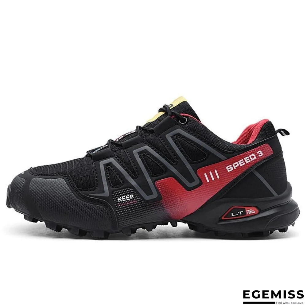 new large size outdoor mountaineering shoes men's shoes breathable shock absorption sports hiki | EGEMISS