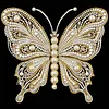 (30x30cm)Butterfly DIY Pearl Painting Art With Inner Frame Handmade Pearl Material Art Kit Living Room Decor