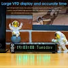 VFD Digital Clock Music Volume Meter with RGB Vacuum Screen Rhythm Light WiFi Timer, Display Time/Date, Desktop Decoration