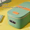 Electric Lunch Box Food Heater, Portable Electric Heating Lunch Box Food Heater, Rice Cooker Vent Box with HD Display Screen 1L, No Water Infusion