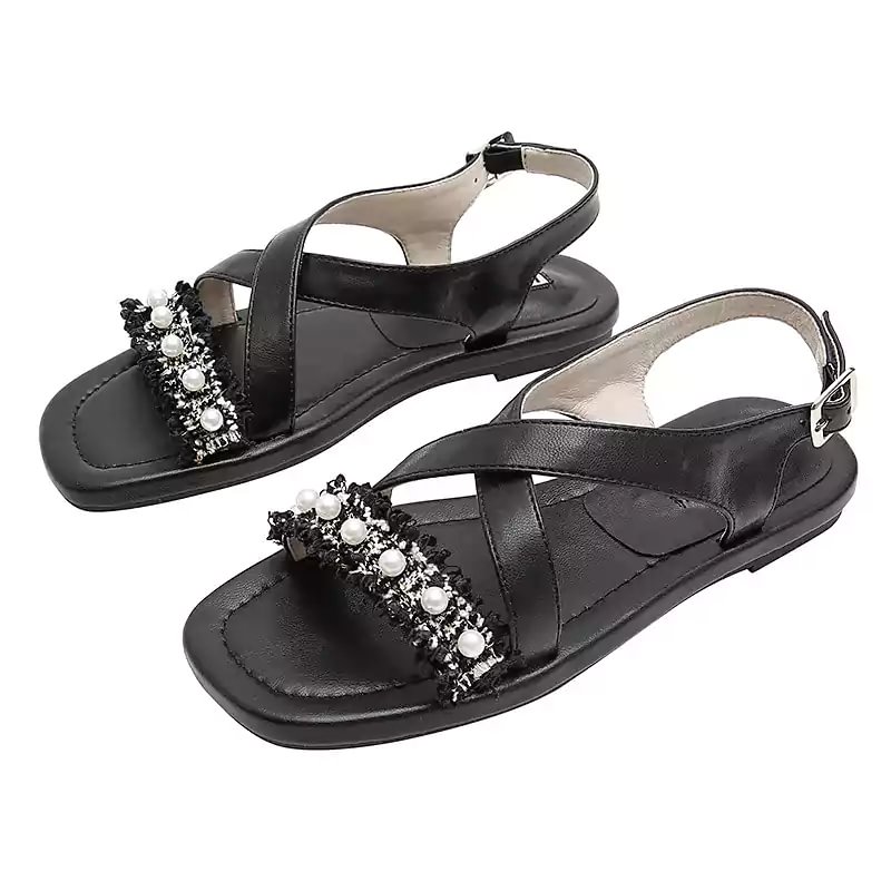 Letclo™ Summer Trend Women's Flat Roman Sandals letclo 