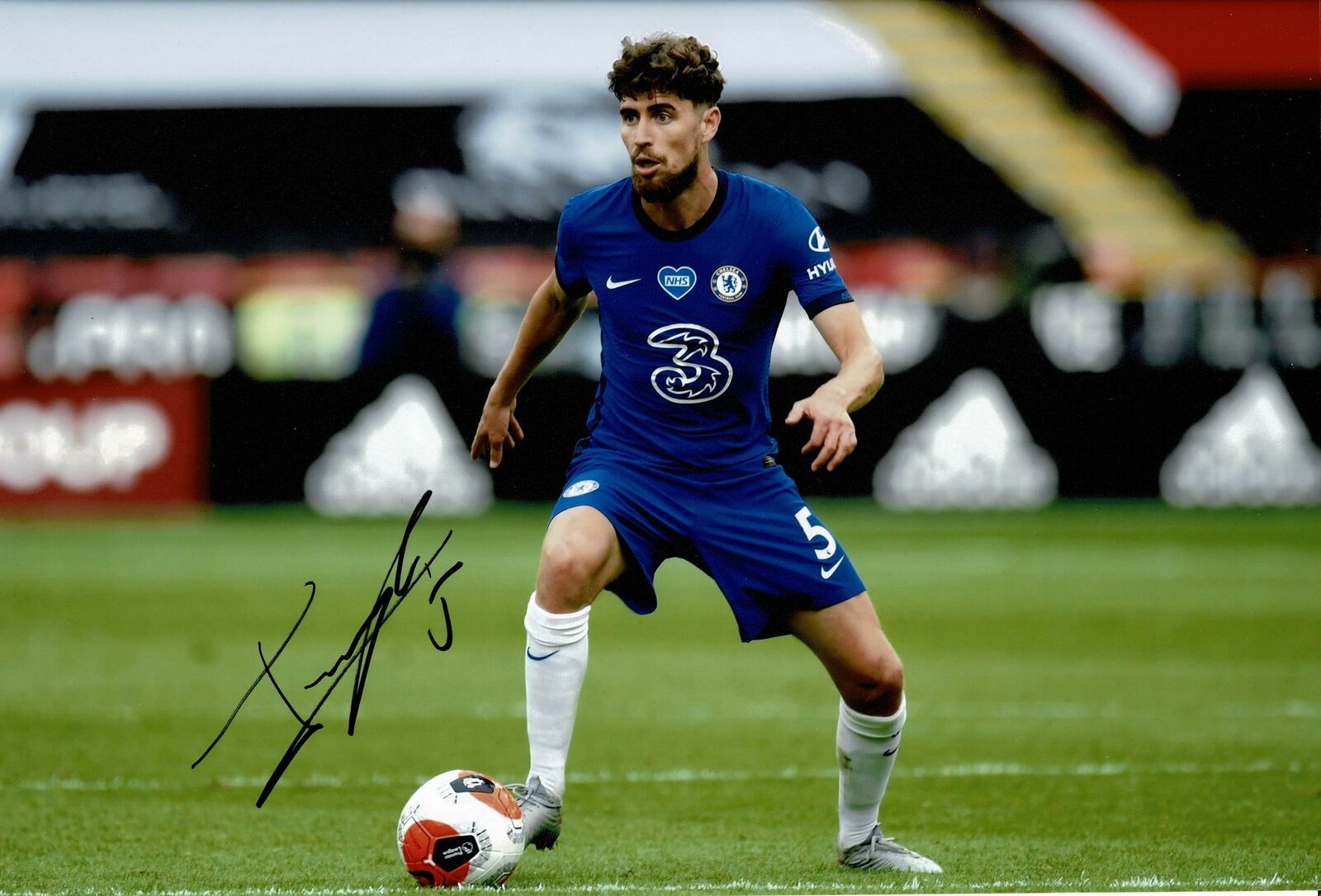 Jorginho Signed 12X8 Photo Poster painting Chelsea F.C. Genuine Signature AFTAL COA (1500)