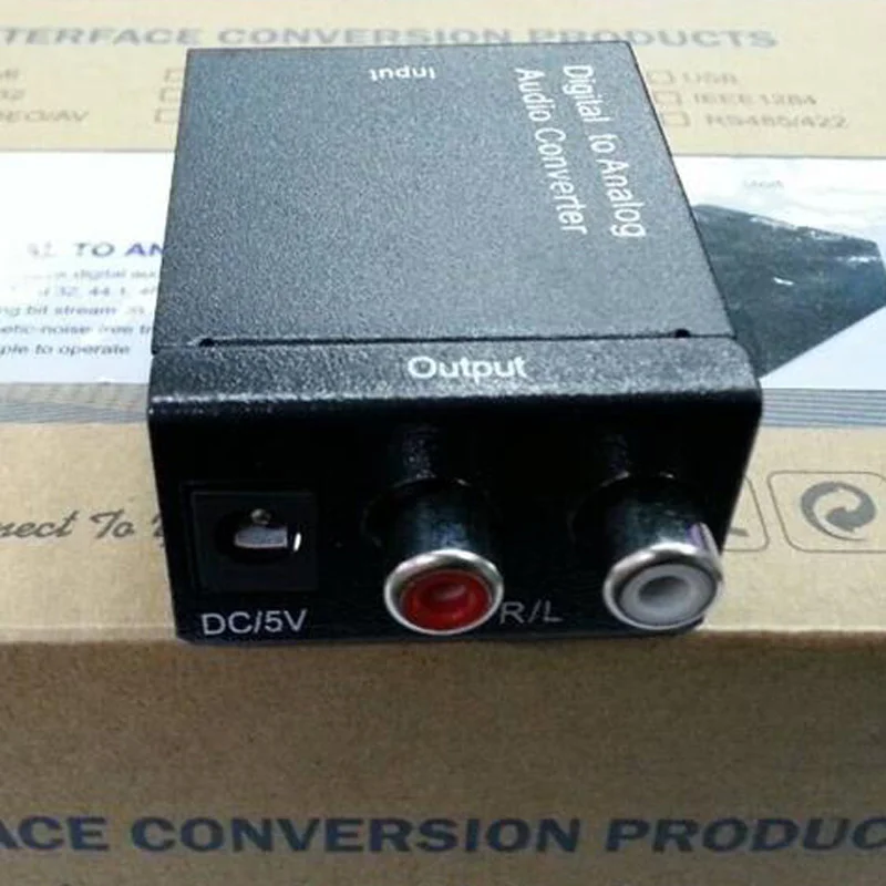 Digital To Analog Audio Converter Mini Digital Conver Analog Adapter