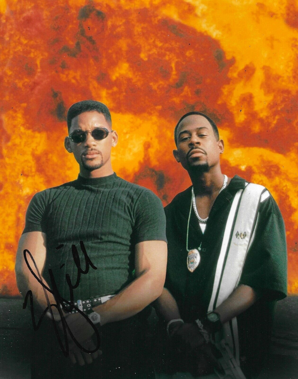 Will Smith Signed Bad Boys 10x8 Photo Poster painting AFTAL