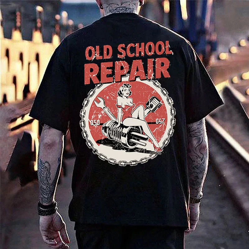 OLD SCHOOL REPAIR Sexy Lady Print Men's T-shirt