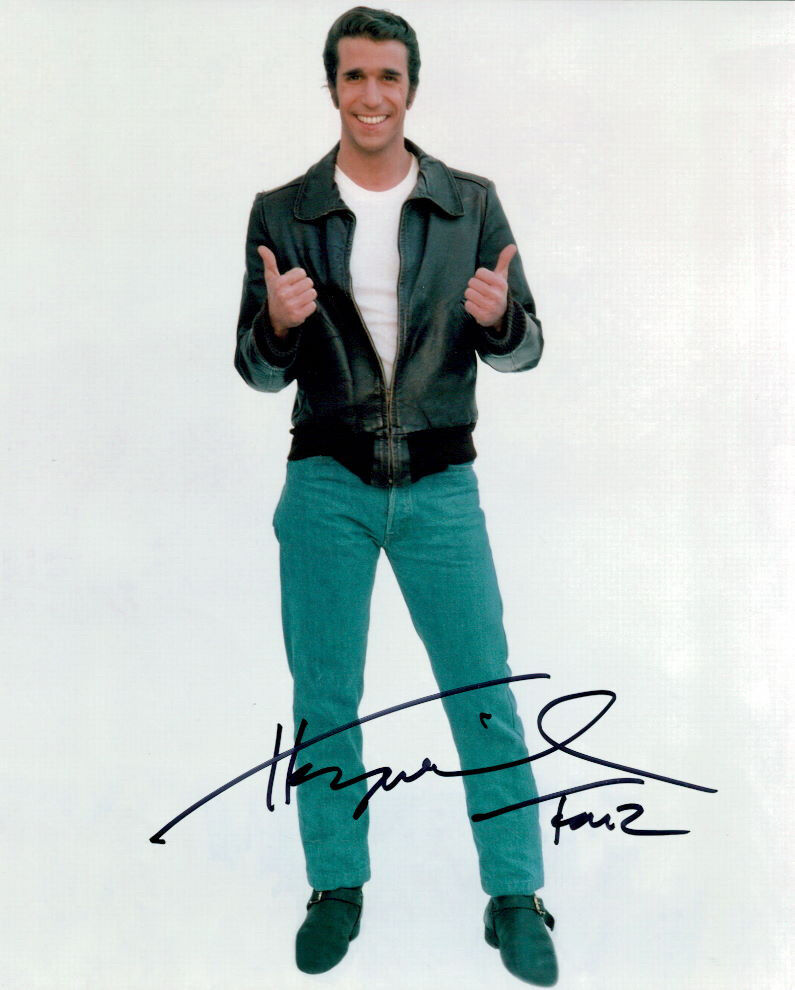 Henry Winkler (Happy Days) signed authentic 8x10 Photo Poster painting COA