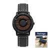 Magnetic Suspension Ball Bearings Without Pointers Wormhole Concept Men's Watch