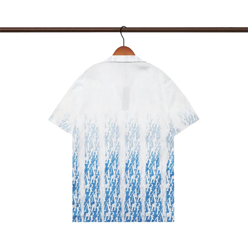 AMIRI 2023 new silk short-sleeved shirt