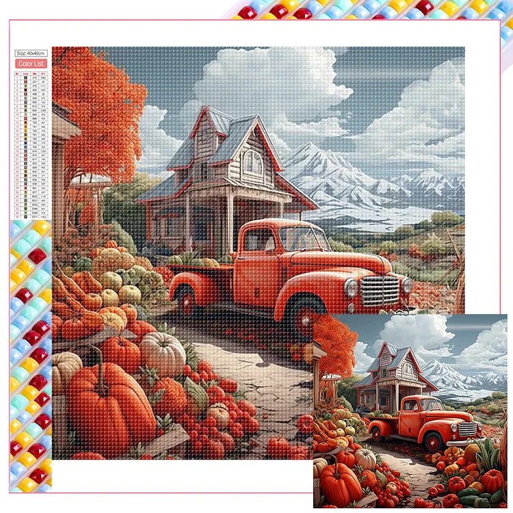 Autumn Harvest 40*40CM (Canvas) Full Square Drill Diamond Painting gbfke