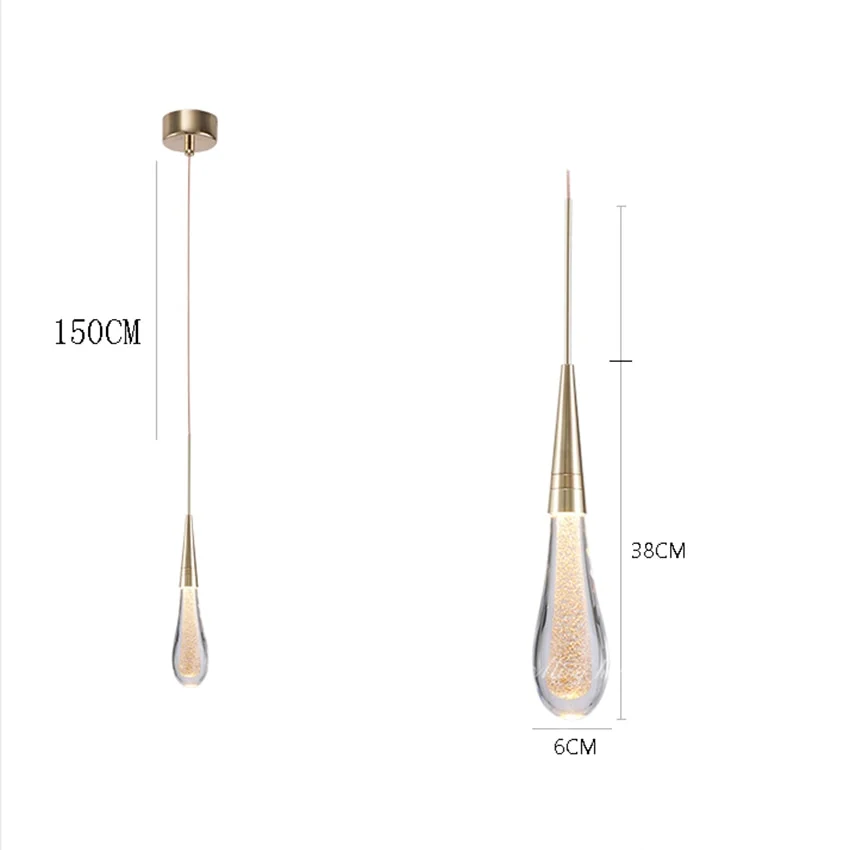 Modern LED Chandelier Lighting Living Room Villa Indoor Lighting Decor Crystal Ceiling Chandelier Kitchen Loft Hanging Lamps