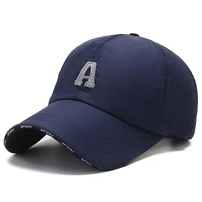 EAGLEBORN DesignMen Women Summer Baseball Cap Sports A B C D E F Letter Lightweight Summer High Quality Black Baseball Cap