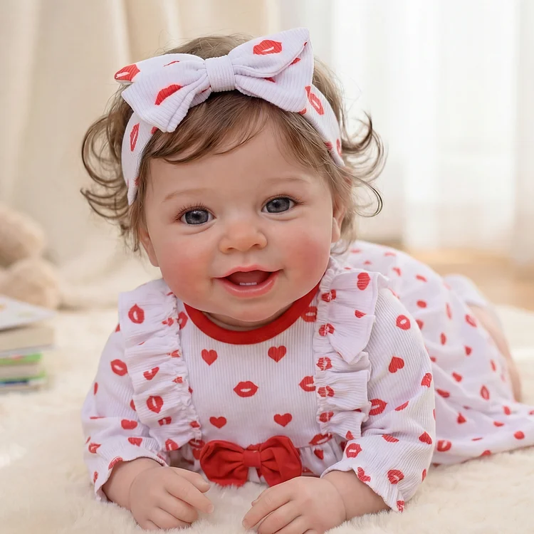 Babeside Quiet Reborn Baby Vead 20'' Toddler Girl Soft Warm Presence &ndash; Soft & Lifelike