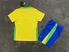2025 Brazil Home Football Shirt 1:1 Thai Quality Kids Size