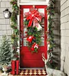 🔥Christmas Hot Sale🔔🍭2022 New Large Candy Bell Swag Christmas Wreath-mysite-Adracos