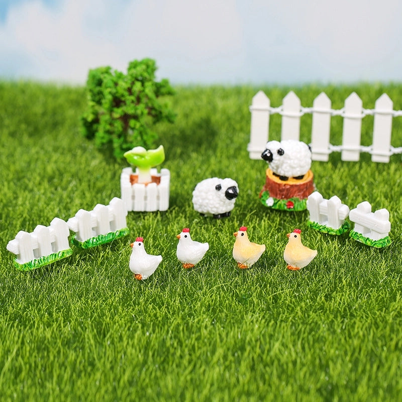 Minimalist Sheep Resin Ornaments Artificial Decorations