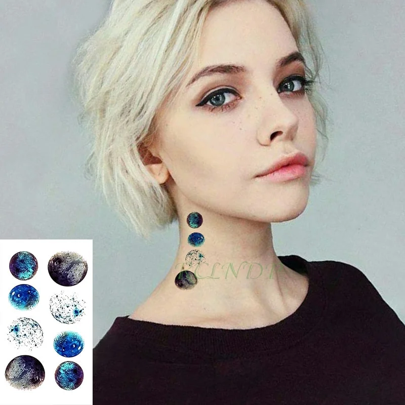 Waterproof Temporary Tattoo sticker Anime fake tatto stickers flash tatoo hand foot body art for girl men women kids