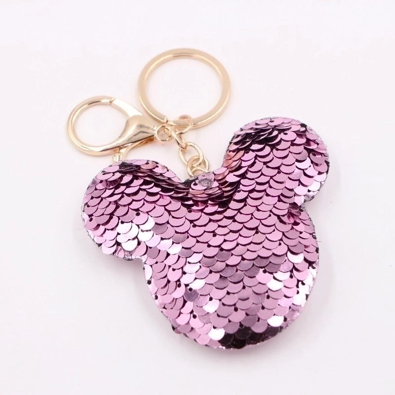 Cute Star Dolphin Sequin Plating Keychain
