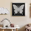 DIY Pearl Painting Butterfly for Home Wall Decor(25x25cm)